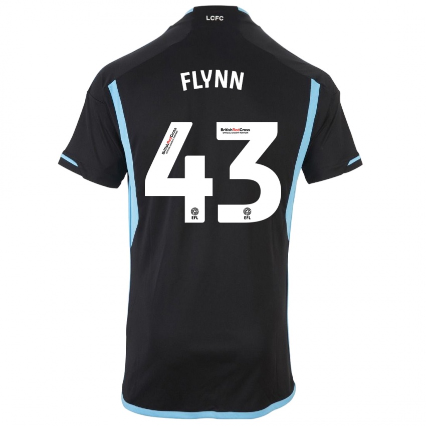 Hombre Camiseta Shane Flynn #43 Negro 2ª Equipación 2023/24 La Camisa Argentina