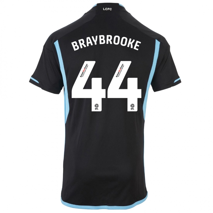 Hombre Camiseta Sammy Braybrooke #44 Negro 2ª Equipación 2023/24 La Camisa Argentina