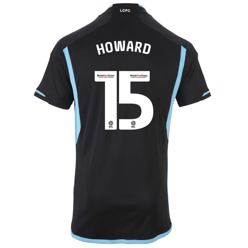 Hombre Camiseta Sophie Howard #15 Negro 2ª Equipación 2023/24 La Camisa Argentina