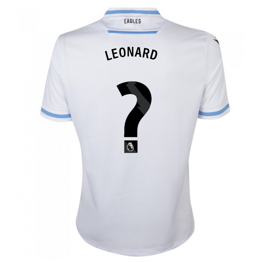 Hombre Camiseta James Leonard #0 Blanco 2ª Equipación 2023/24 La Camisa Argentina