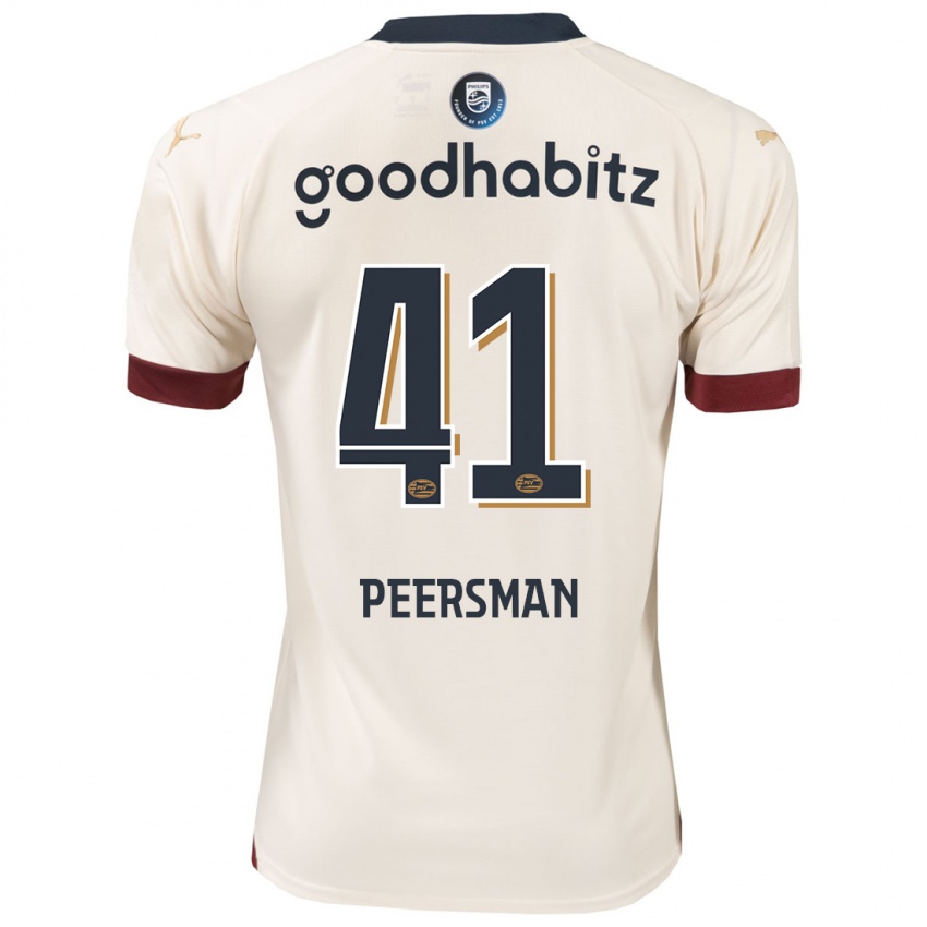 Hombre Camiseta Kjell Peersman #41 Blanquecino 2ª Equipación 2023/24 La Camisa Argentina