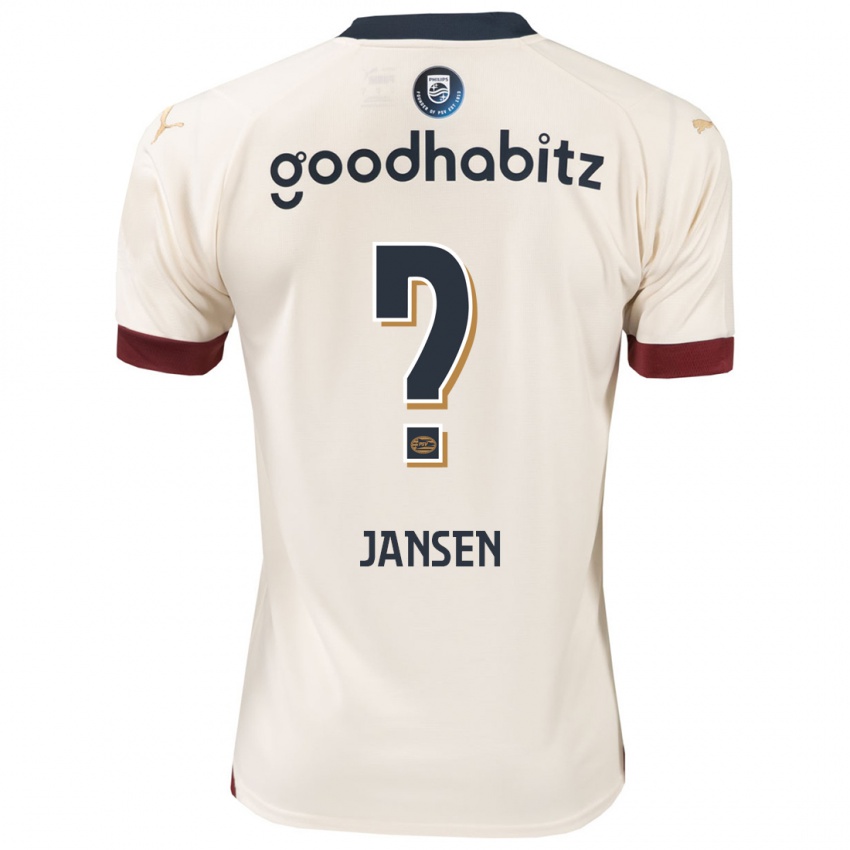 Hombre Camiseta Koen Jansen #0 Blanquecino 2ª Equipación 2023/24 La Camisa Argentina