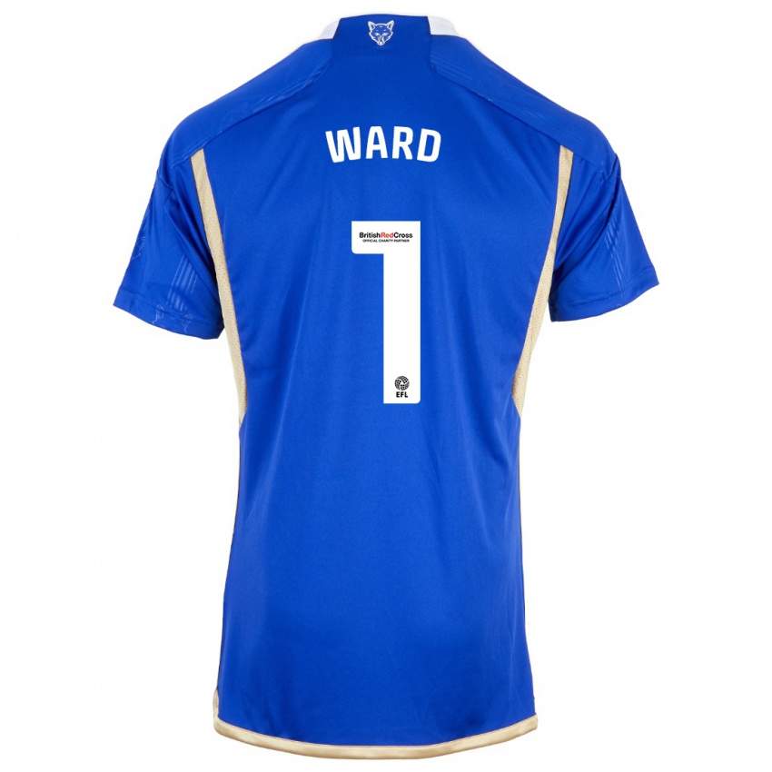 Mujer Camiseta Danny Ward #1 Azul Real 1ª Equipación 2023/24 La Camisa Argentina