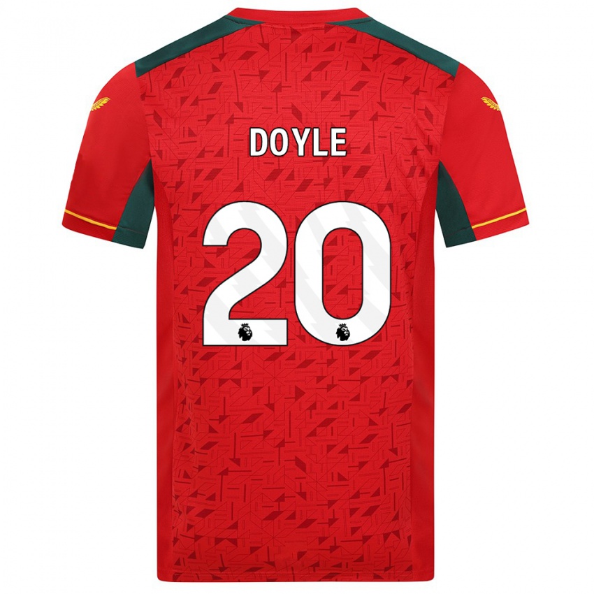 Mujer Camiseta Tommy Doyle #20 Rojo 2ª Equipación 2023/24 La Camisa Argentina