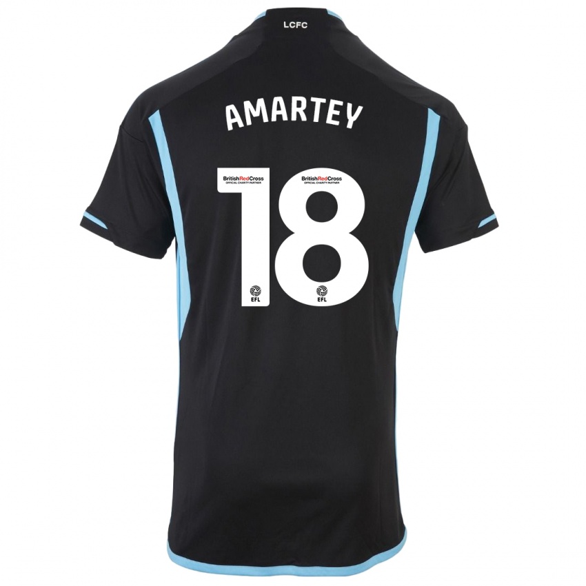 Mujer Camiseta Daniel Amartey #18 Negro 2ª Equipación 2023/24 La Camisa Argentina