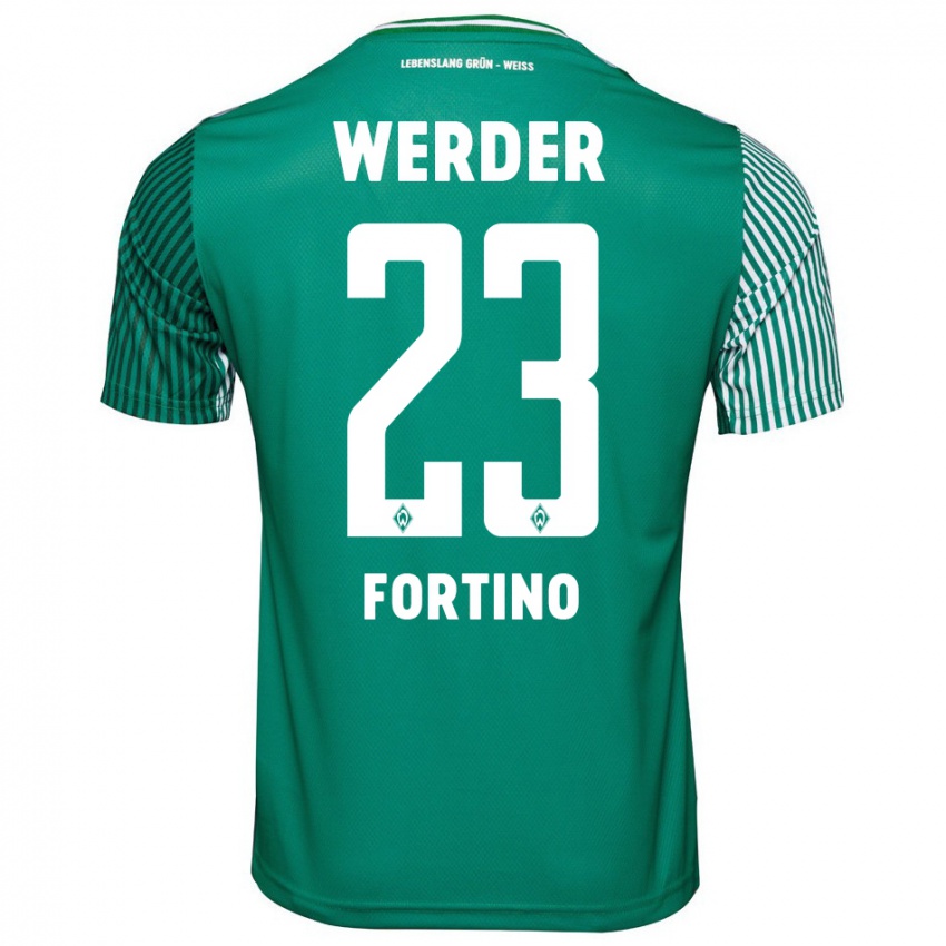 Niño Camiseta Pierro Miguel Fortino #23 Verde 1ª Equipación 2023/24 La Camisa Argentina