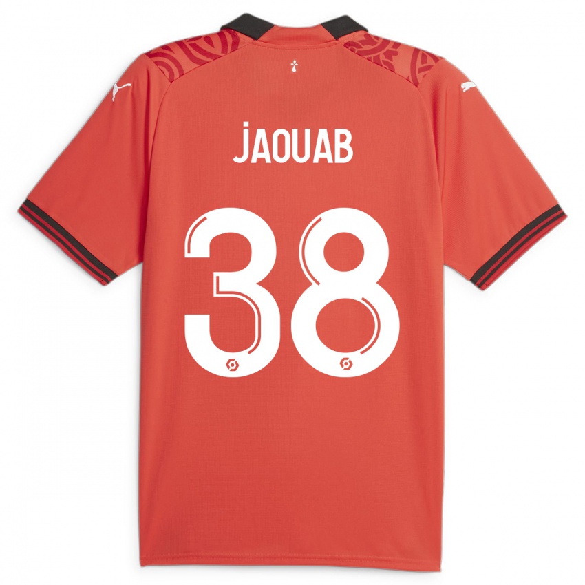 Niño Camiseta Mohamed Jaouab #38 Rojo 1ª Equipación 2023/24 La Camisa Argentina