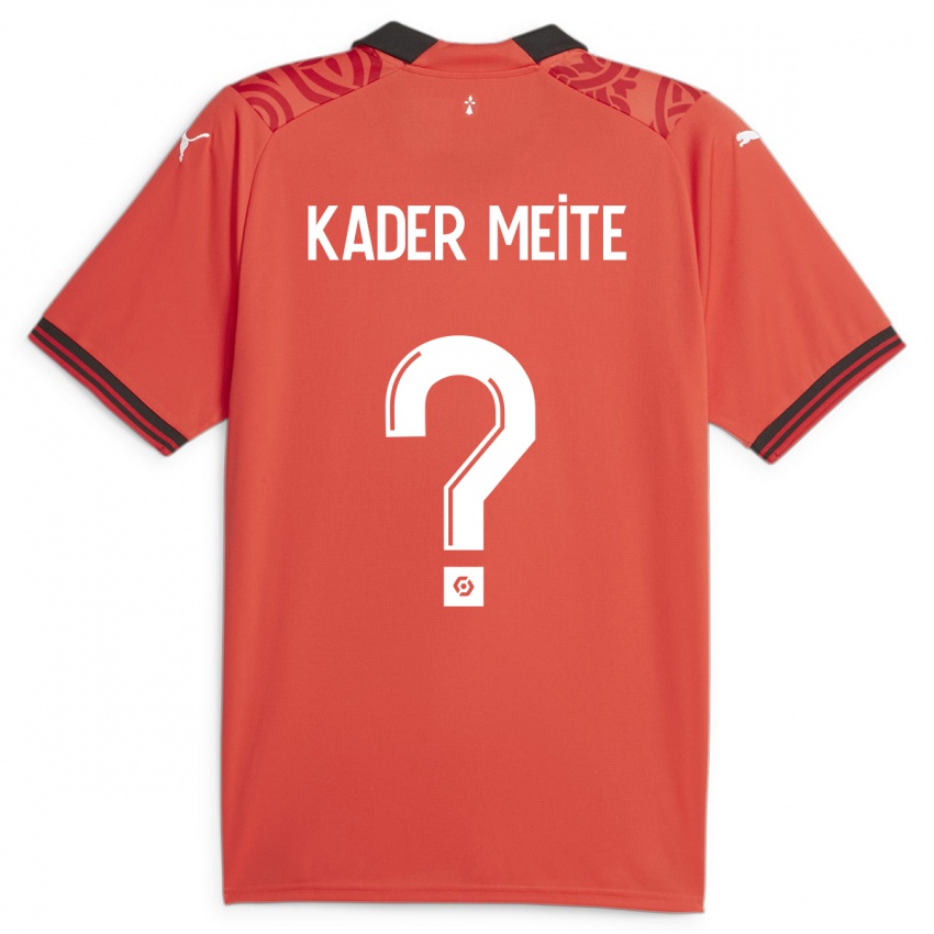 Niño Camiseta Mohamed Kader Meïté #0 Rojo 1ª Equipación 2023/24 La Camisa Argentina