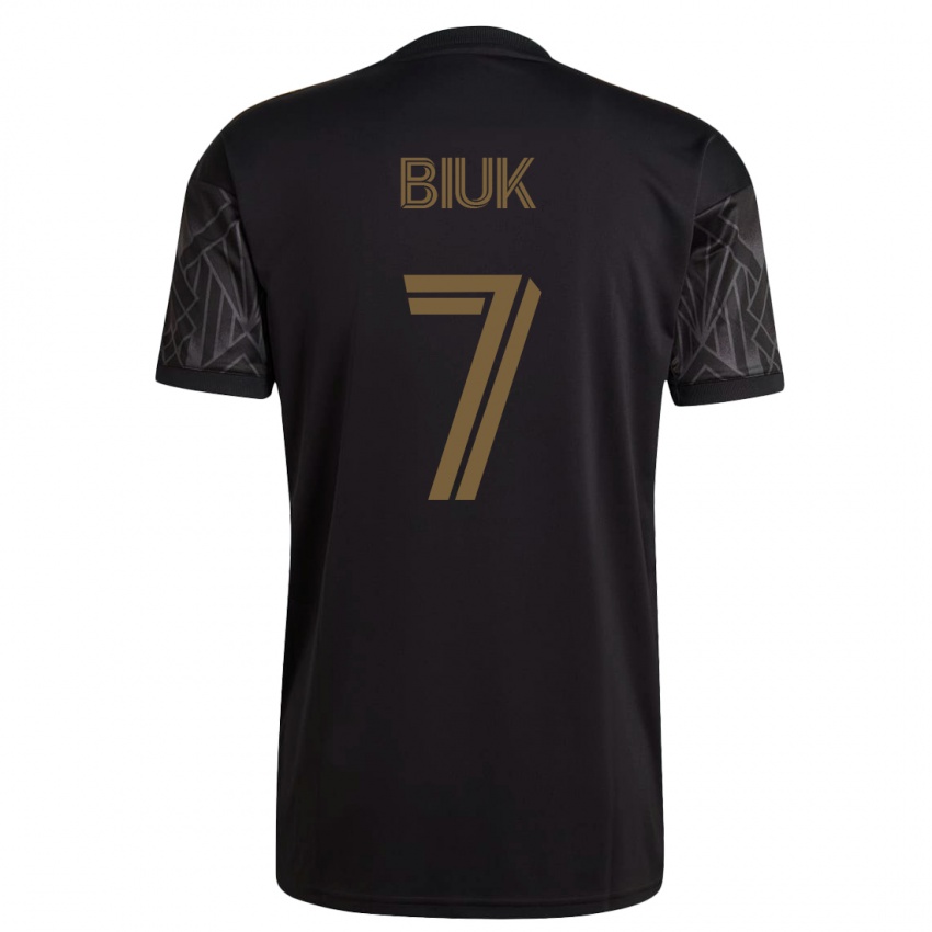 Niño Camiseta Stipe Biuk #7 Negro 1ª Equipación 2023/24 La Camisa Argentina