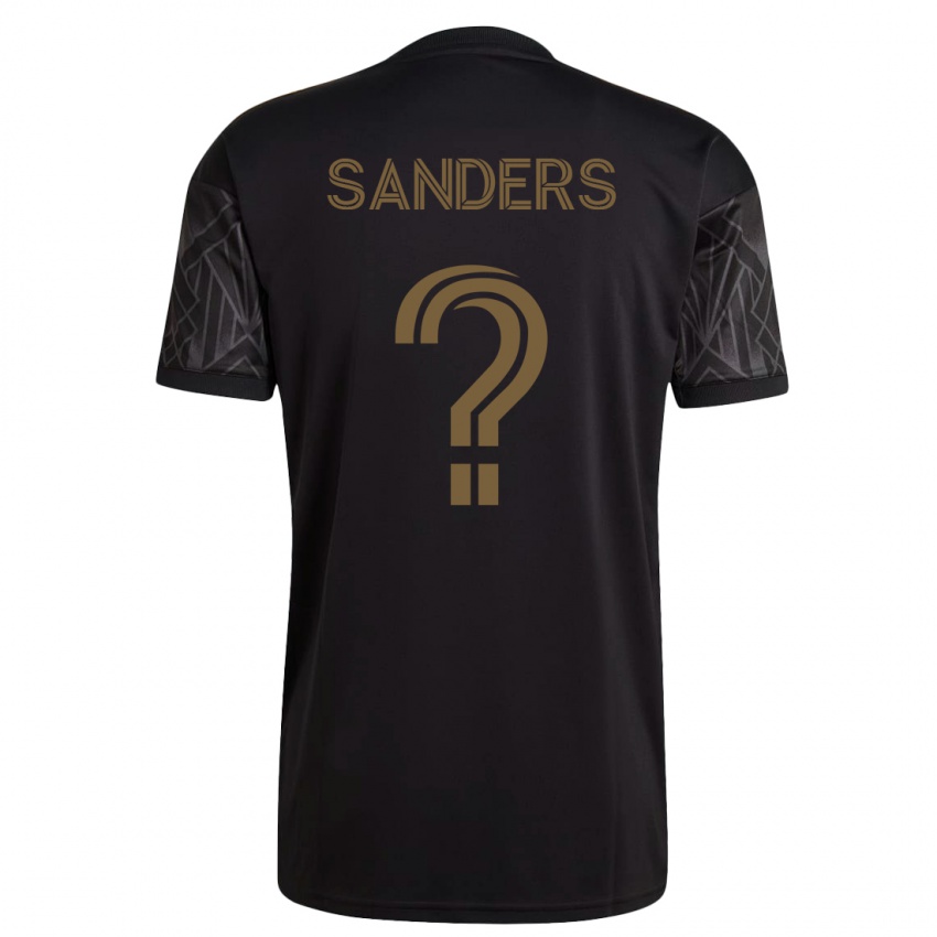 Niño Camiseta Adrian Sanders #0 Negro 1ª Equipación 2023/24 La Camisa Argentina