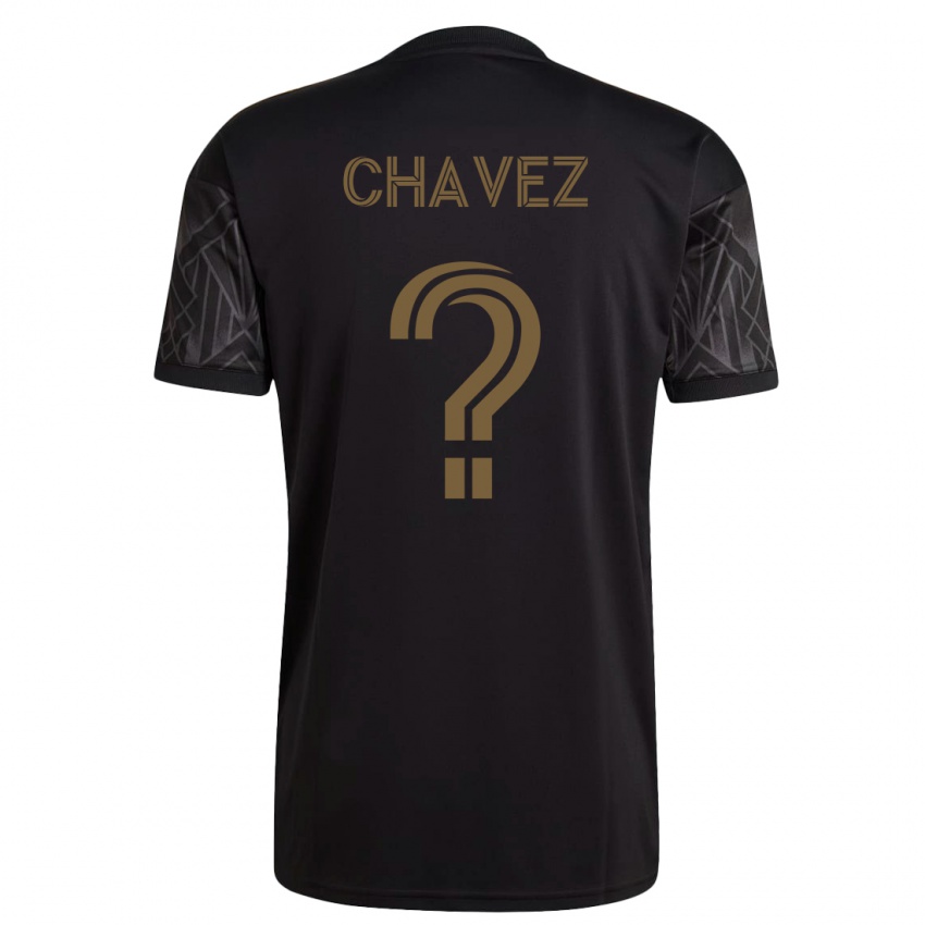 Niño Camiseta Ademar Chávez #0 Negro 1ª Equipación 2023/24 La Camisa Argentina