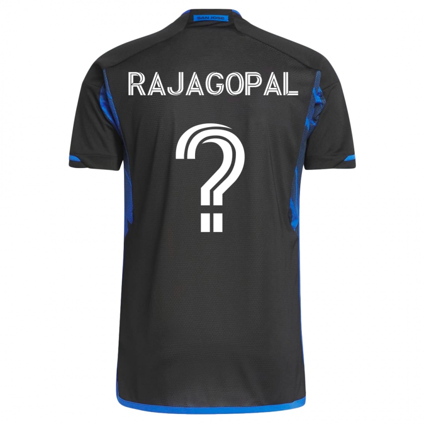 Niño Camiseta Rohan Rajagopal #0 Azul Negro 1ª Equipación 2023/24 La Camisa Argentina