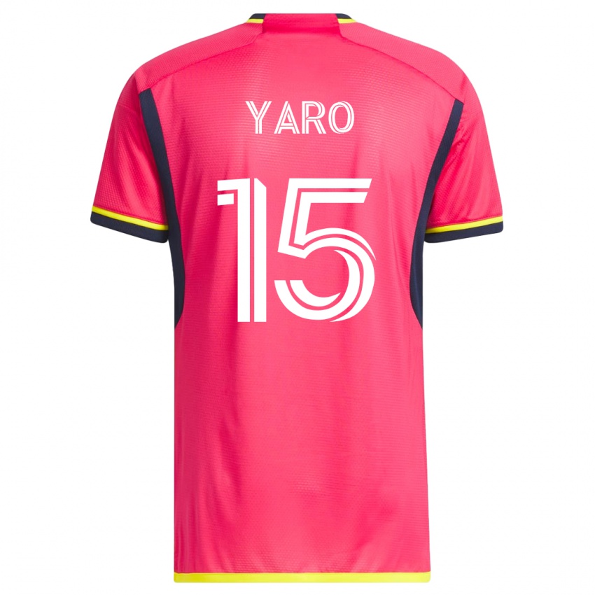 Niño Camiseta Joshua Yaro #15 Rosa 1ª Equipación 2023/24 La Camisa Argentina
