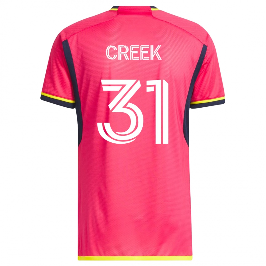 Niño Camiseta Michael Creek #31 Rosa 1ª Equipación 2023/24 La Camisa Argentina