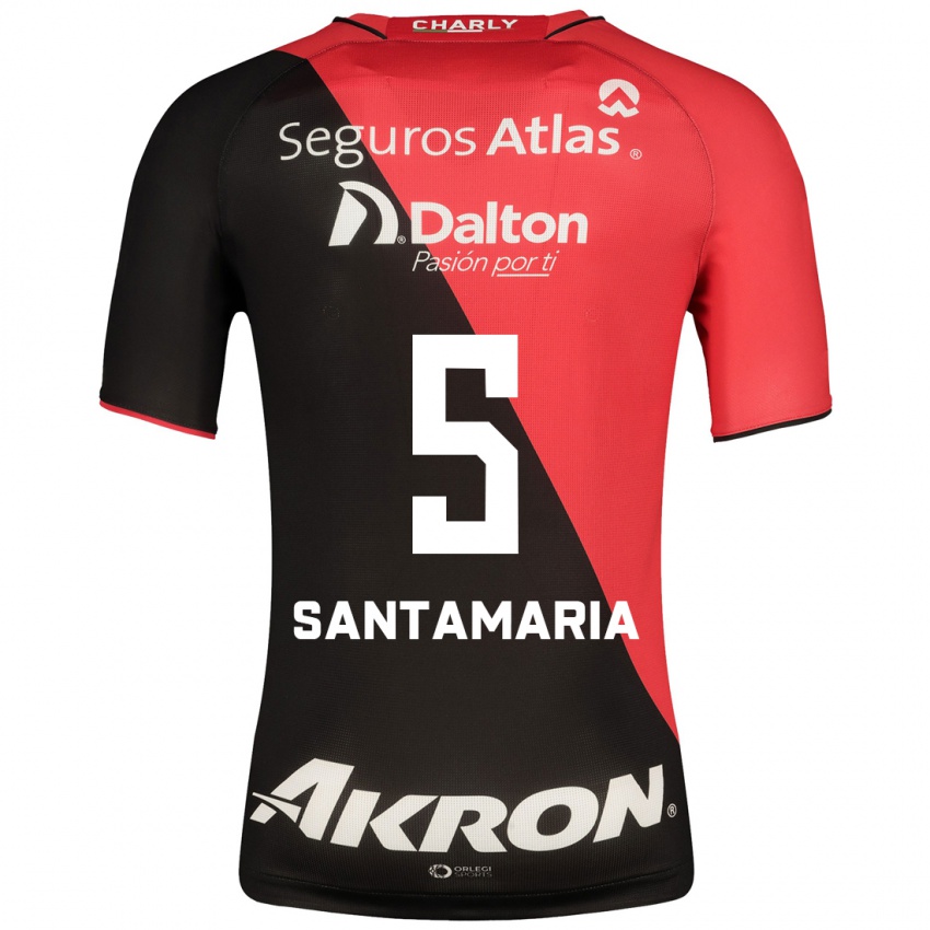 Niño Camiseta Anderson Santamaría #5 Negro 1ª Equipación 2023/24 La Camisa Argentina
