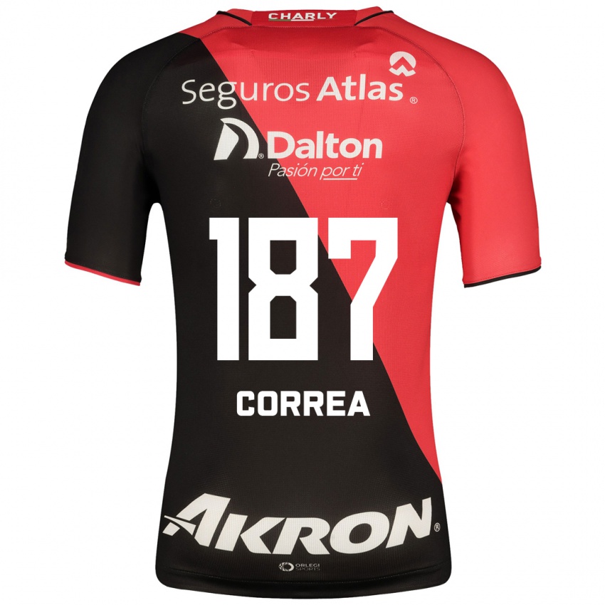 Niño Camiseta Leonardo Correa #187 Negro 1ª Equipación 2023/24 La Camisa Argentina