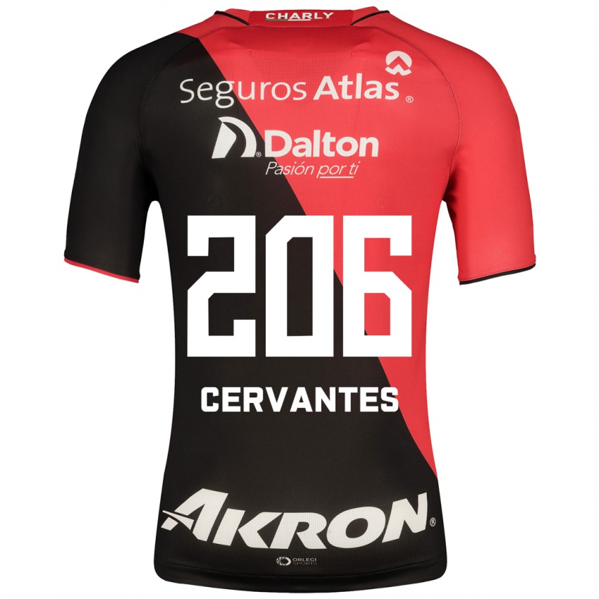 Niño Camiseta Daniel Cervantes #206 Negro 1ª Equipación 2023/24 La Camisa Argentina