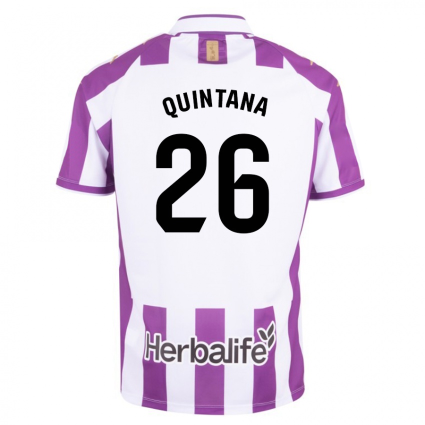 Niño Camiseta Alberto Quintana #26 Morado 1ª Equipación 2023/24 La Camisa Argentina