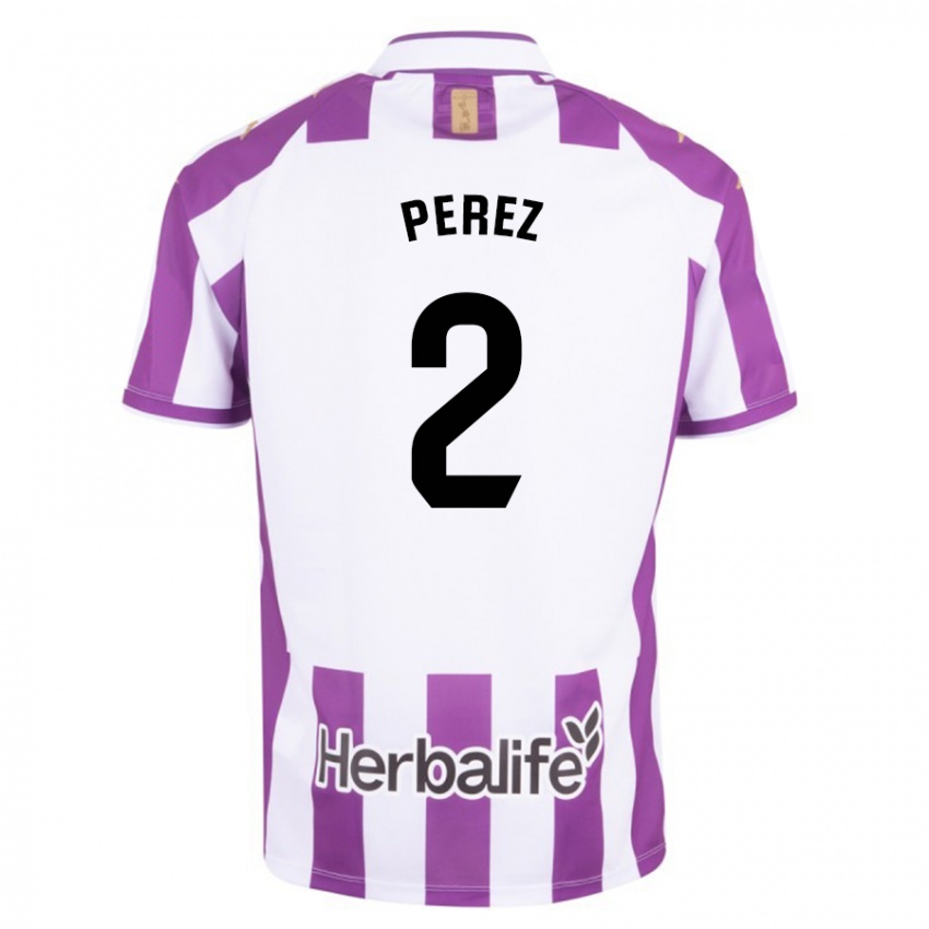 Niño Camiseta Iker Pérez #2 Morado 1ª Equipación 2023/24 La Camisa Argentina