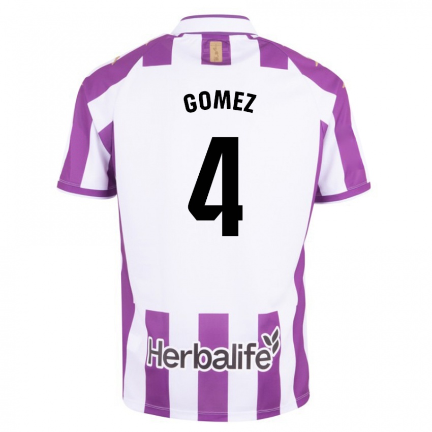 Niño Camiseta Adrián Gómez #4 Morado 1ª Equipación 2023/24 La Camisa Argentina