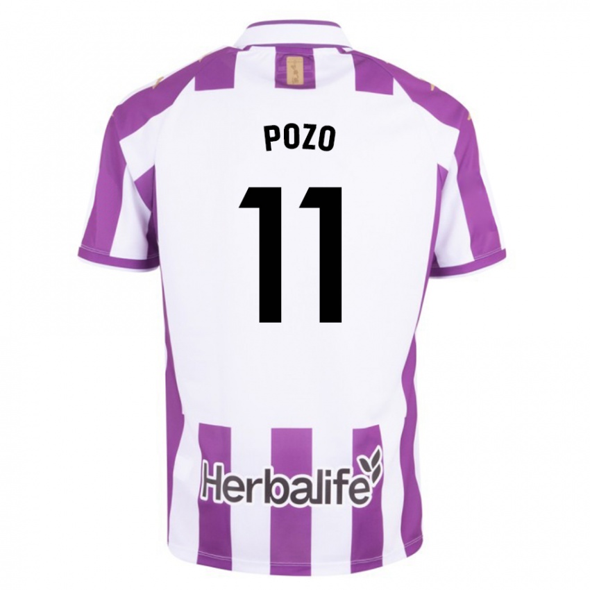 Niño Camiseta Manuel Pozo #11 Morado 1ª Equipación 2023/24 La Camisa Argentina