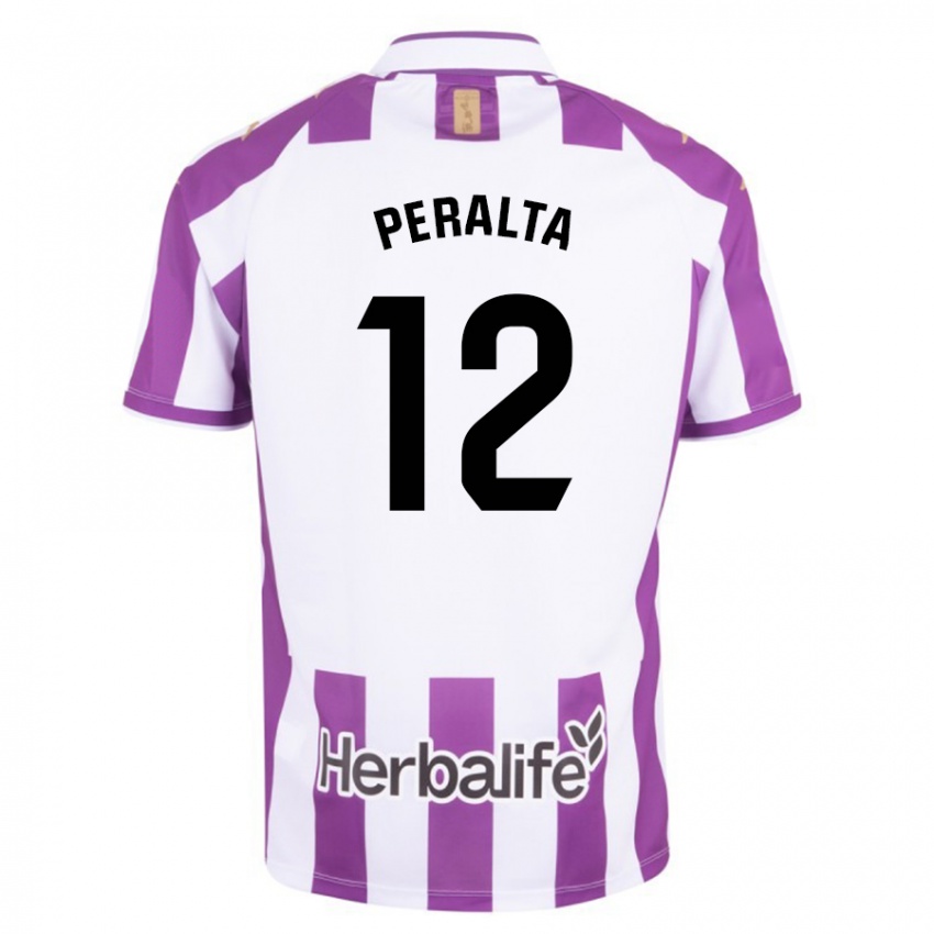 Niño Camiseta Fernando Peralta #12 Morado 1ª Equipación 2023/24 La Camisa Argentina