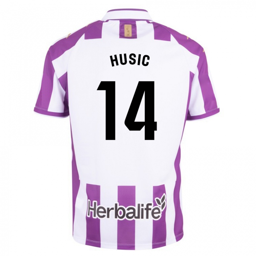 Niño Camiseta Salih Husic #14 Morado 1ª Equipación 2023/24 La Camisa Argentina