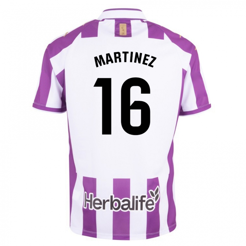 Niño Camiseta Jesús Martínez #16 Morado 1ª Equipación 2023/24 La Camisa Argentina