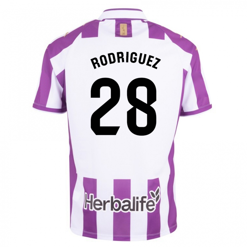 Niño Camiseta Yago Rodríguez #28 Morado 1ª Equipación 2023/24 La Camisa Argentina