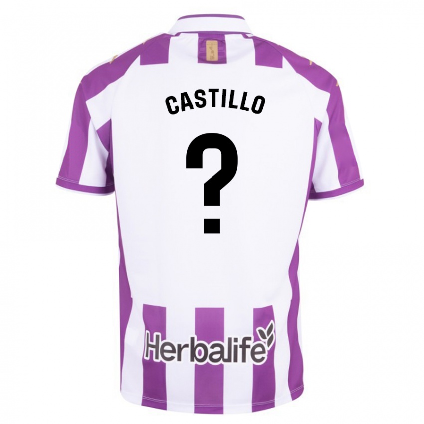 Niño Camiseta Gonzalo Castillo #0 Morado 1ª Equipación 2023/24 La Camisa Argentina