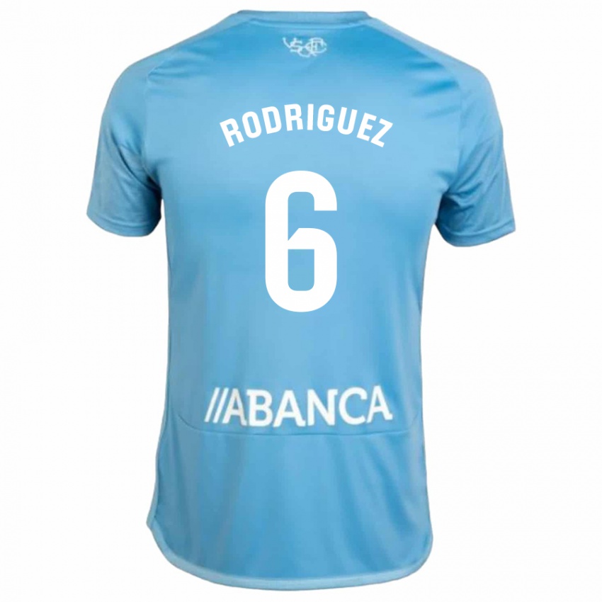 Niño Camiseta Damián Rodríguez #6 Azul 1ª Equipación 2023/24 La Camisa Argentina