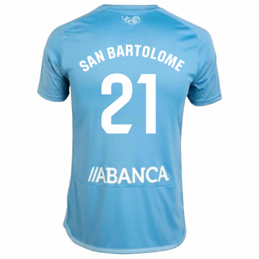 Niño Camiseta Víctor San Bartolomé #21 Azul 1ª Equipación 2023/24 La Camisa Argentina