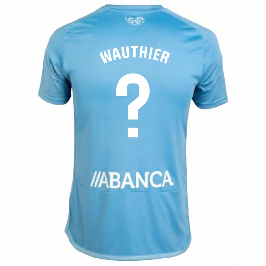 Niño Camiseta Hugo Wauthier #0 Azul 1ª Equipación 2023/24 La Camisa Argentina