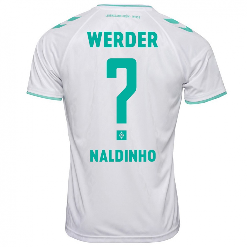 Niño Camiseta Naldinho #0 Blanco 2ª Equipación 2023/24 La Camisa Argentina