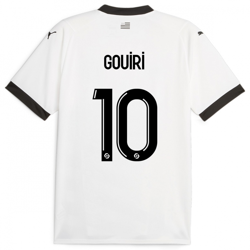 Niño Camiseta Amine Gouiri #10 Blanco 2ª Equipación 2023/24 La Camisa Argentina