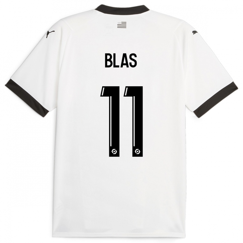 Niño Camiseta Ludovic Blas #11 Blanco 2ª Equipación 2023/24 La Camisa Argentina