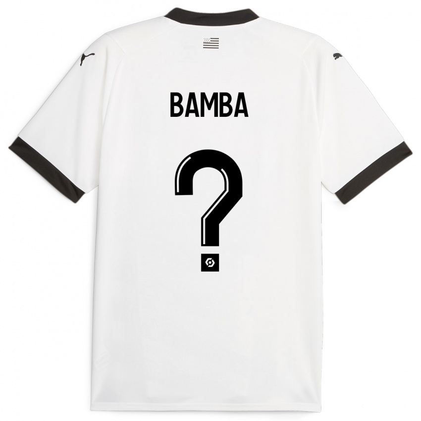 Niño Camiseta Rayan Bamba #0 Blanco 2ª Equipación 2023/24 La Camisa Argentina