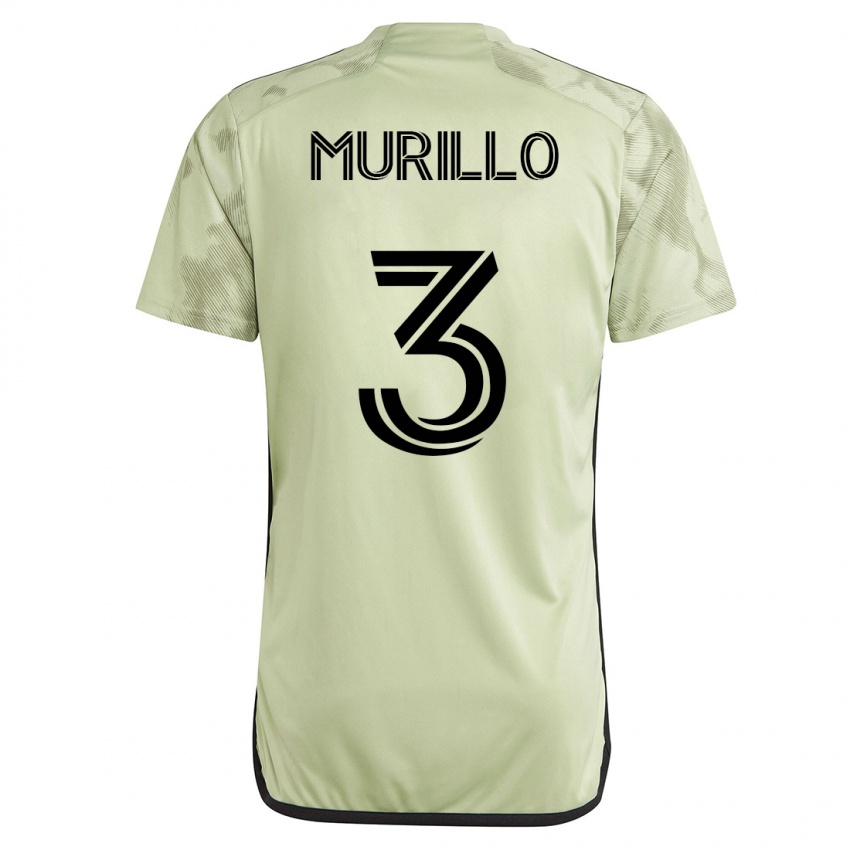 Niño Camiseta Jesús Murillo #3 Verde 2ª Equipación 2023/24 La Camisa Argentina