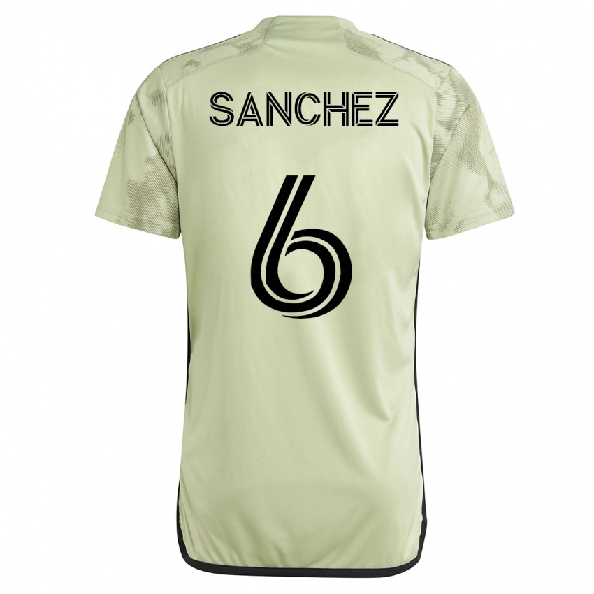 Niño Camiseta Ilie Sánchez #6 Verde 2ª Equipación 2023/24 La Camisa Argentina