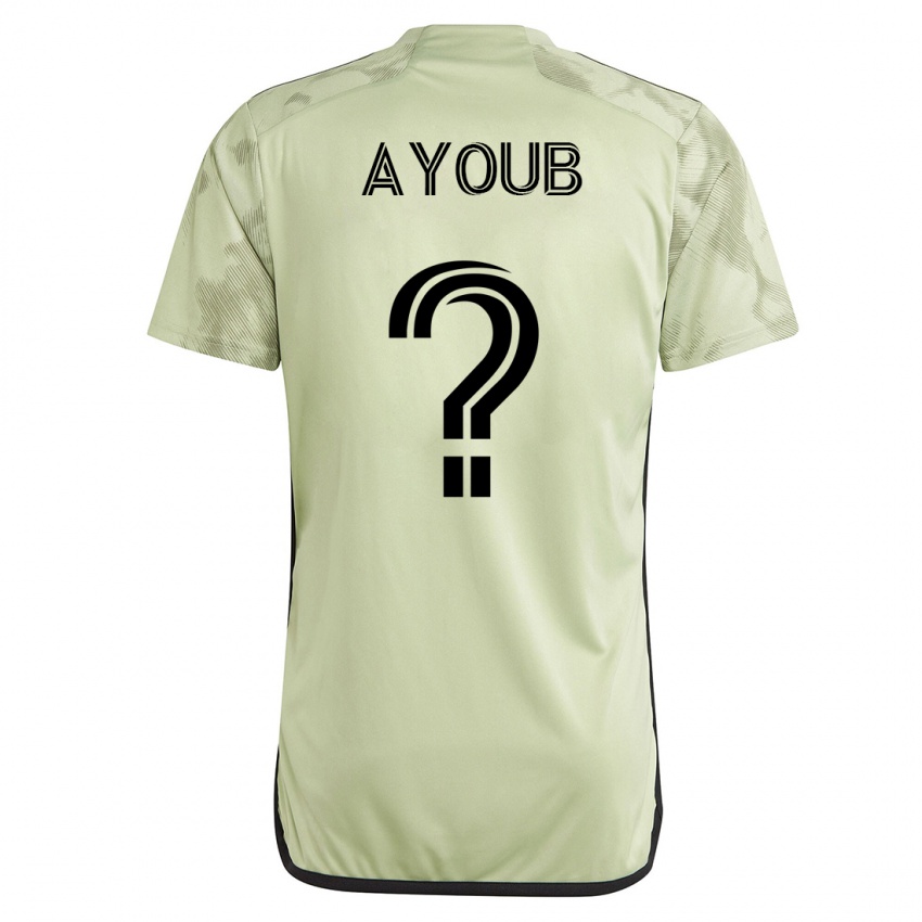 Niño Camiseta Ryan Ayoub #0 Verde 2ª Equipación 2023/24 La Camisa Argentina