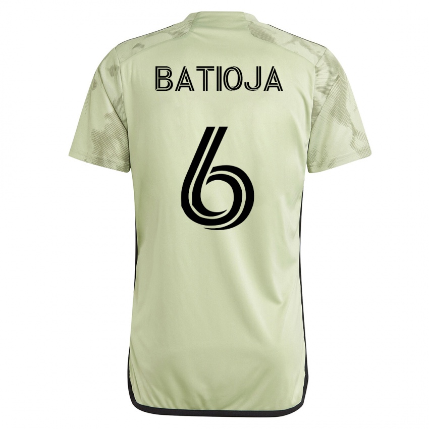 Niño Camiseta Jeremy Batioja #6 Verde 2ª Equipación 2023/24 La Camisa Argentina