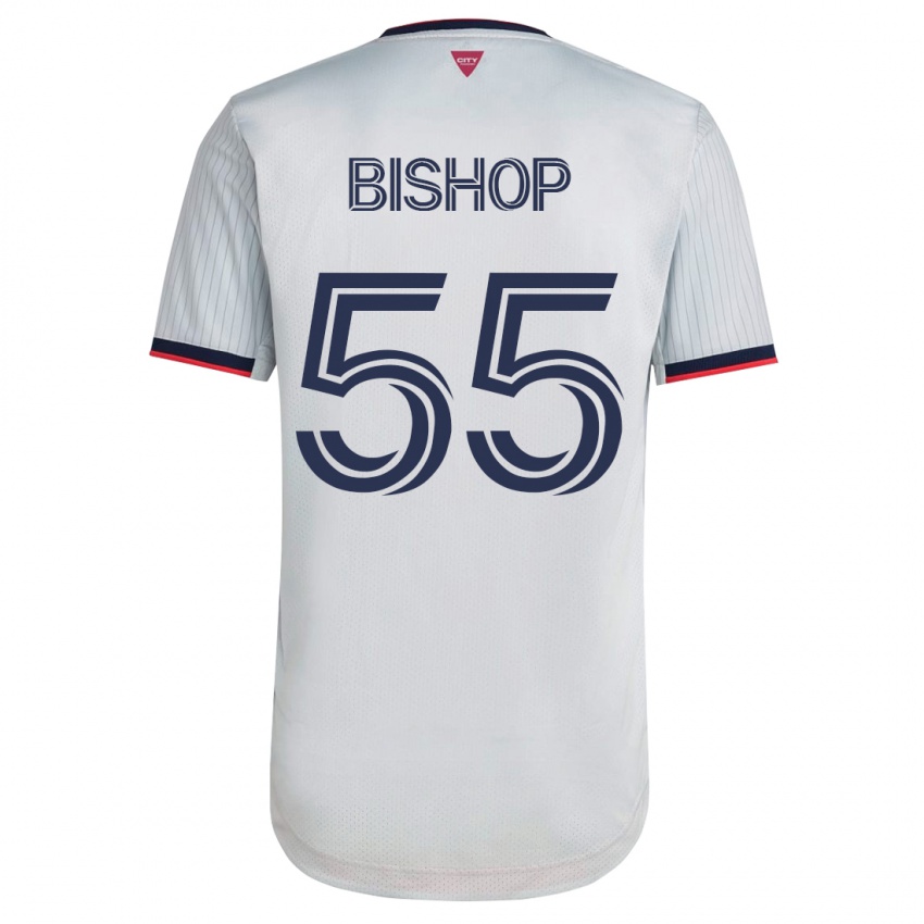 Niño Camiseta Nick Bishop #55 Blanco 2ª Equipación 2023/24 La Camisa Argentina