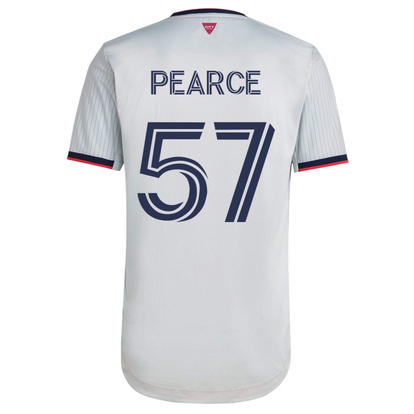 Niño Camiseta Tyson Pearce #57 Blanco 2ª Equipación 2023/24 La Camisa Argentina