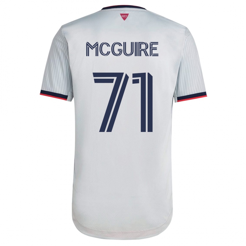 Niño Camiseta Nolan Mcguire #71 Blanco 2ª Equipación 2023/24 La Camisa Argentina