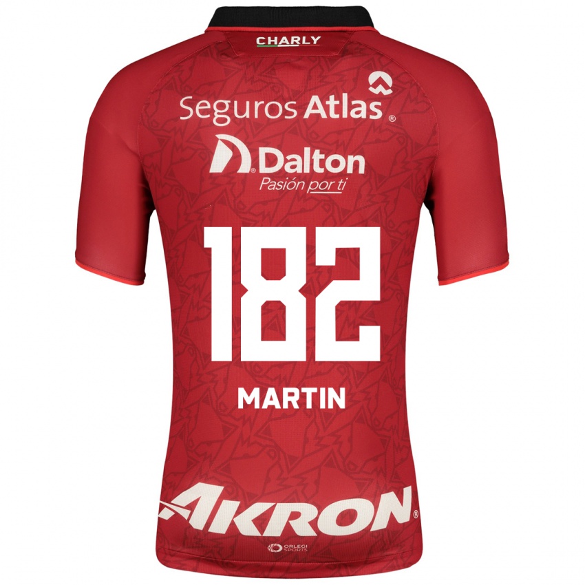 Niño Camiseta Juan Martín #182 Rojo 2ª Equipación 2023/24 La Camisa Argentina