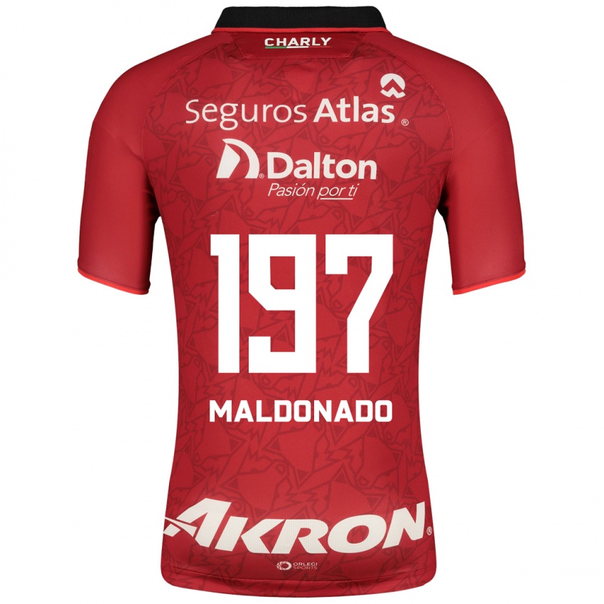Niño Camiseta Leonardo Pérez Maldonado #197 Rojo 2ª Equipación 2023/24 La Camisa Argentina
