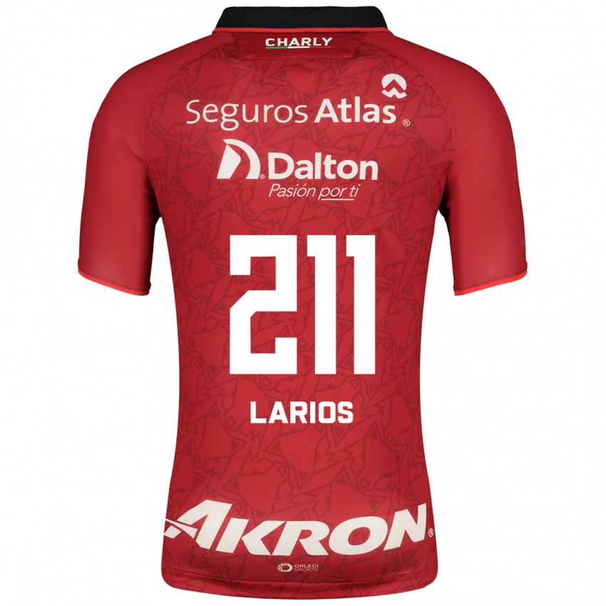 Niño Camiseta Israel Larios #211 Rojo 2ª Equipación 2023/24 La Camisa Argentina