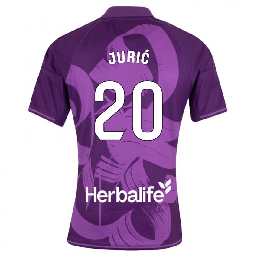 Niño Camiseta Stanko Juric #20 Violeta 2ª Equipación 2023/24 La Camisa Argentina