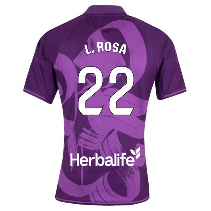 Niño Camiseta Lucas Rosa #22 Violeta 2ª Equipación 2023/24 La Camisa Argentina