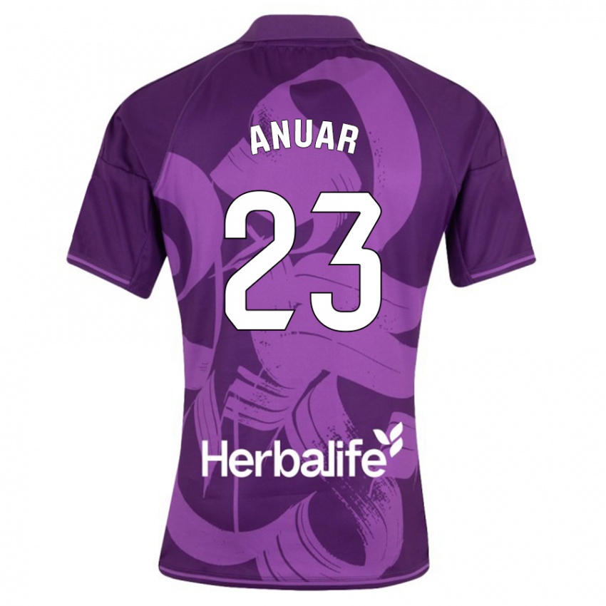 Niño Camiseta Anuar #23 Violeta 2ª Equipación 2023/24 La Camisa Argentina